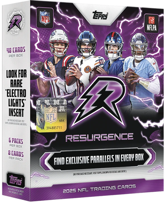 Factory Sealed 2025 Topps Resurgence Football Mega Box