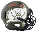 Mike Evans Autographed Tampa Bay Buccaneers Full-Size Authentic Salute to Service Helmet — Inscribed "SB LV Champ!"