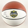 Trey McKenney Signed Michigan Wolverines 2026 National Champions Logo Basketball — Schwartz Sports