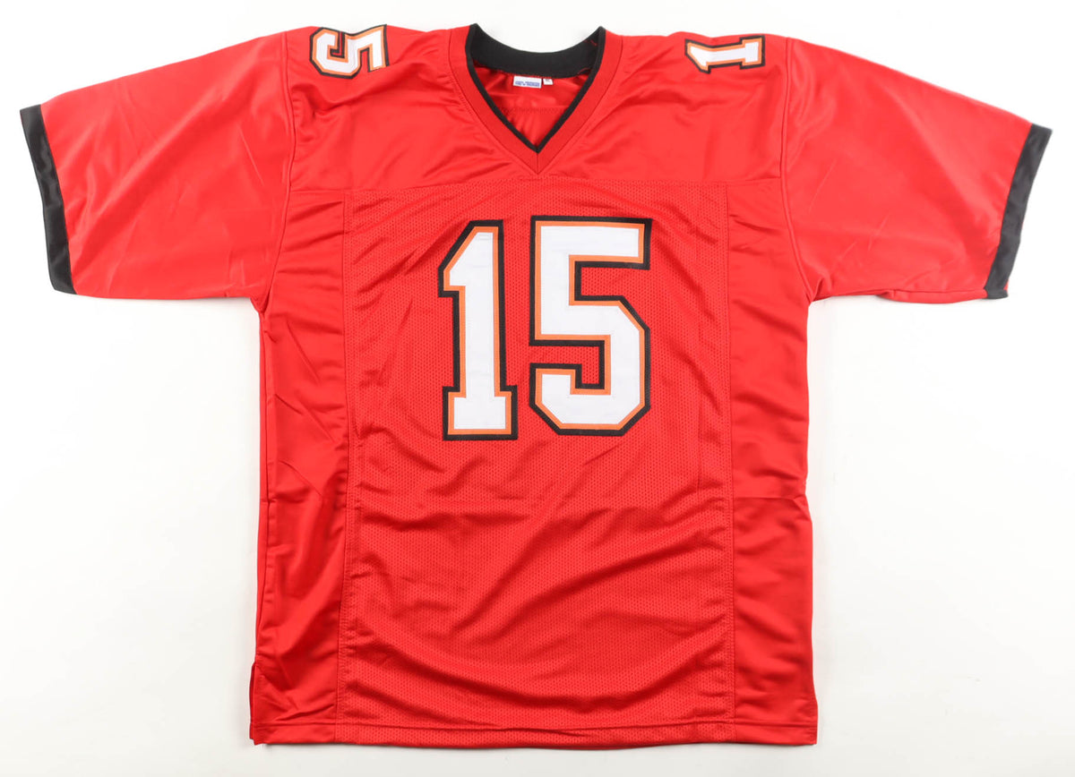 Jalen McMillan Signed Tampa Bay Buccaneers CUSTOM Red #15 Jersey - Beckett