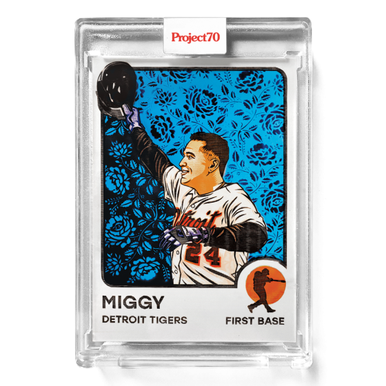 2021 Topps Project 70 Miguel Cabrera #508 by Blake Jamieson — Detroit Tigers — 1973 Design