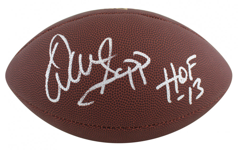 Warren Sapp Autographed Wilson NFL Football — Tampa Bay Buccaneers — Inscribed "HOF 13"